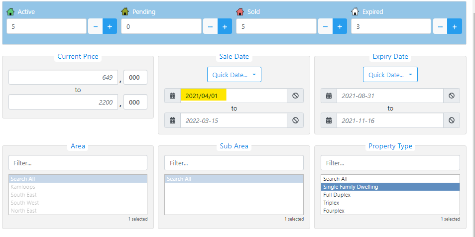 Comparative Market Analysis (CMA) Tutorial – RealtyServer